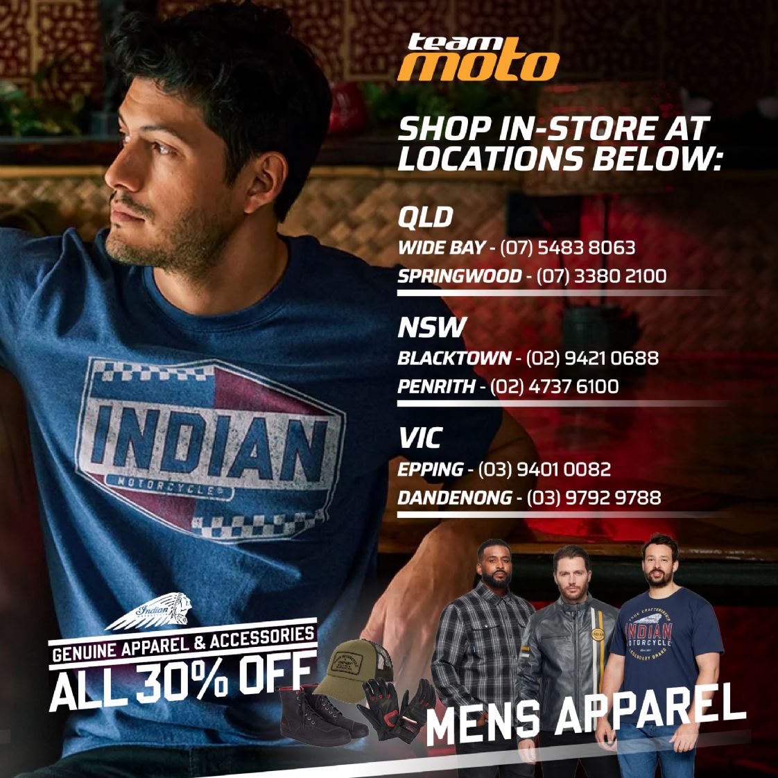 Indian Motorcycle Mens Apparel Sale