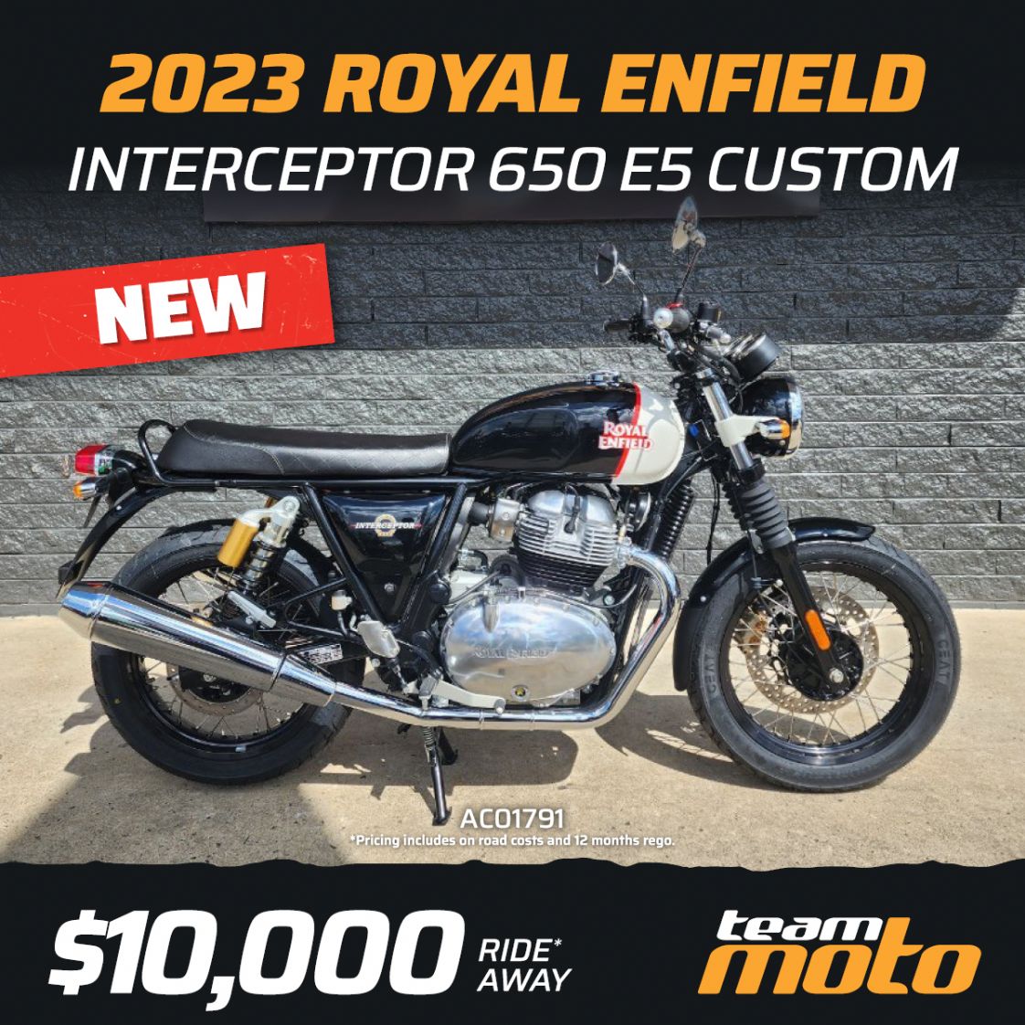 2023 Royal Enfield Interceptor 650 E5 Custom