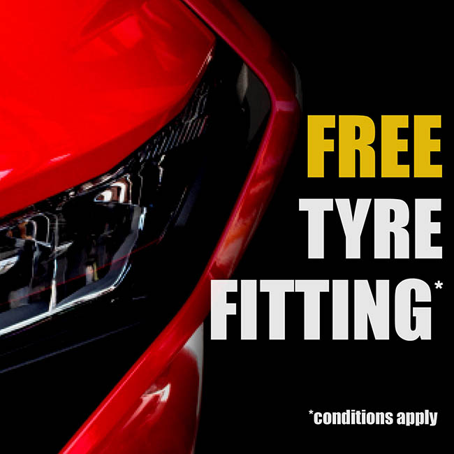 Free Tyre Fitting