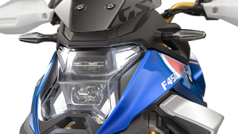2026 BMW Motorrad F 450 GS - LED headlights with daytime riding lights
