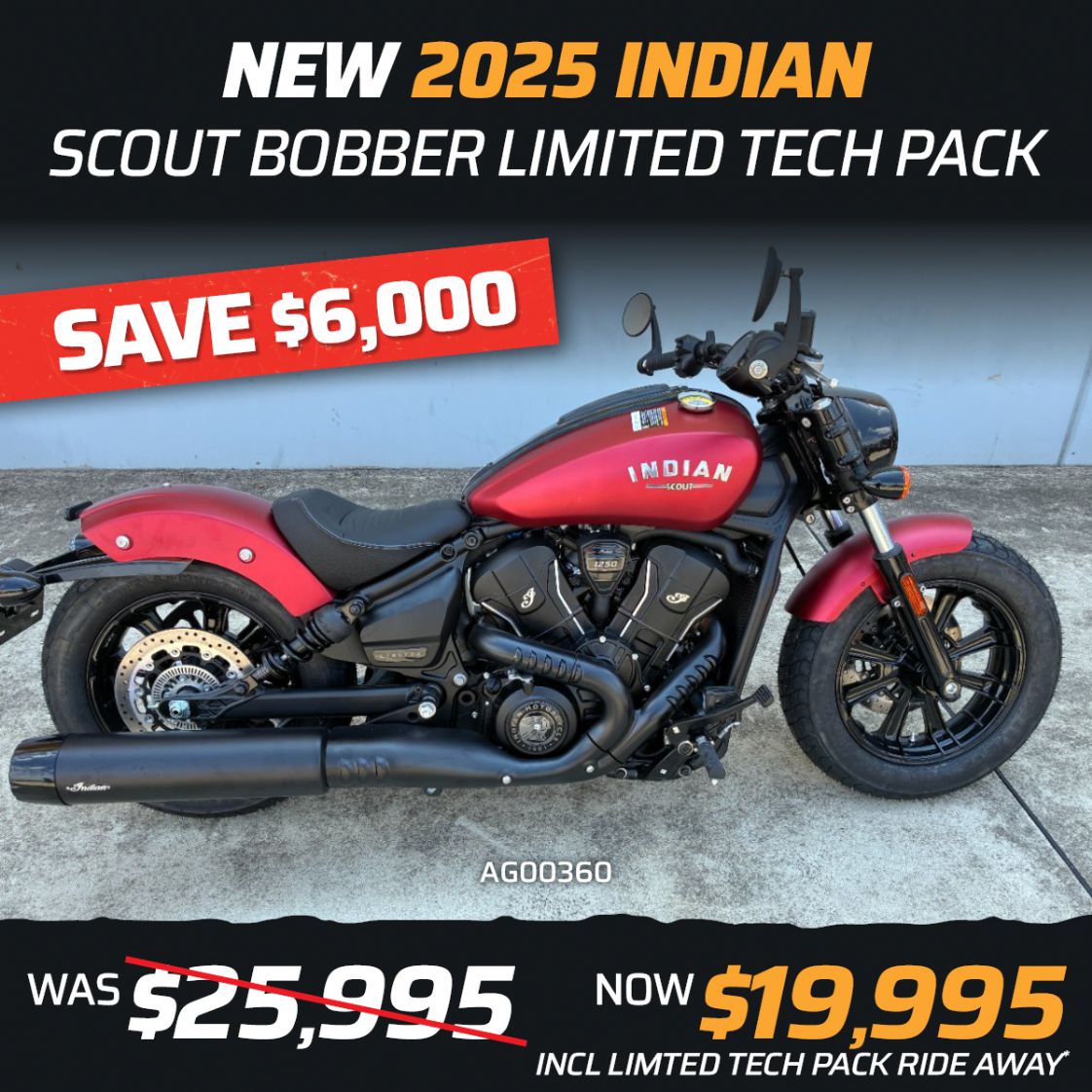 2025 Indian Scout Bobber Limited + Tech
